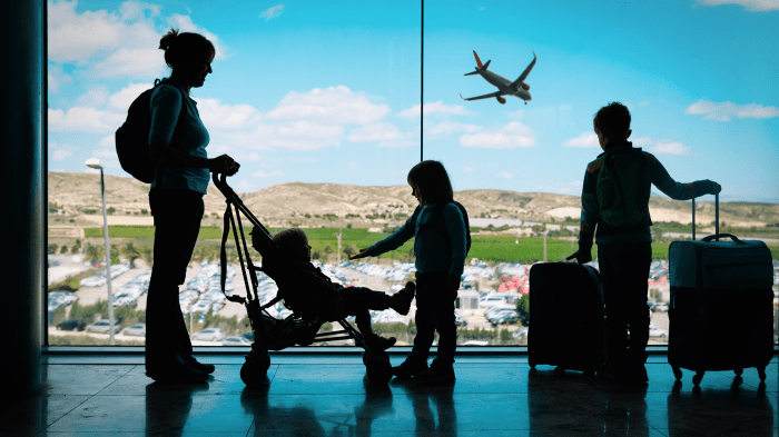 Kids travelling travel